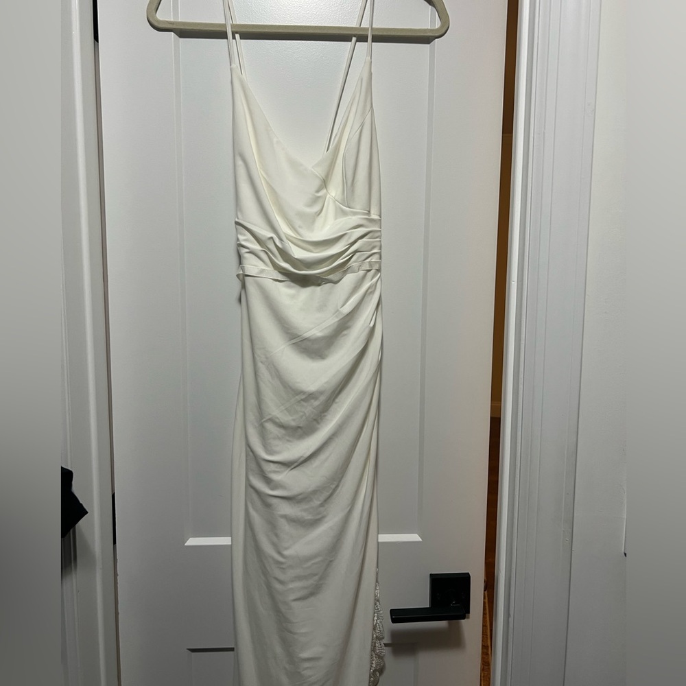 DB Studio Jersey Faux Wrap Dress